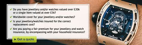 high value watch insurance uk.